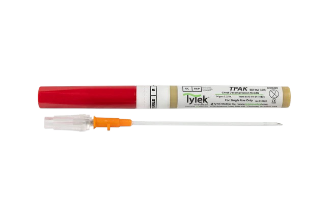 TPAK tension pneumothorax needle
