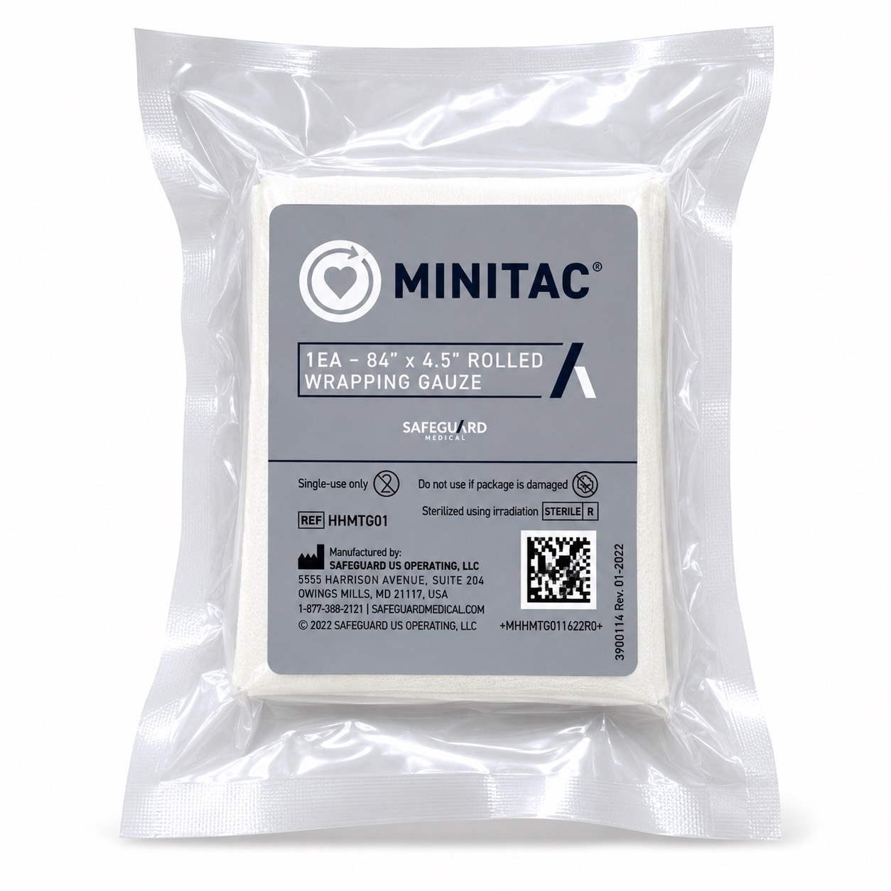 MiniTAC rolled wrapping gauze pack