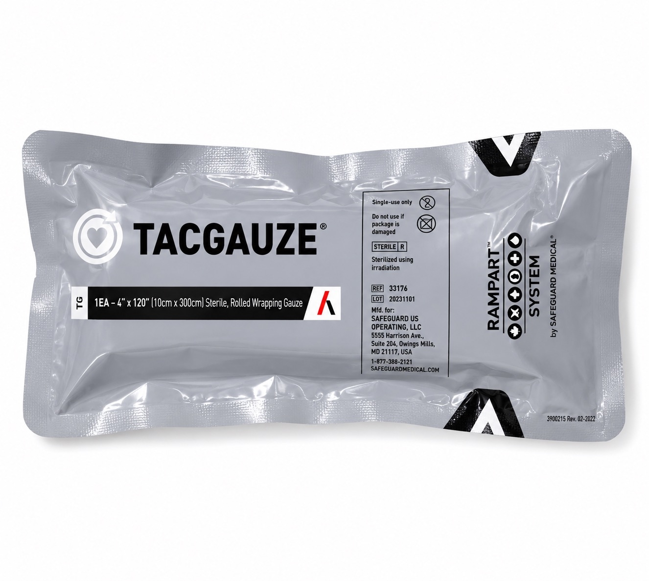 TACgauze wound wrapping gauze pack