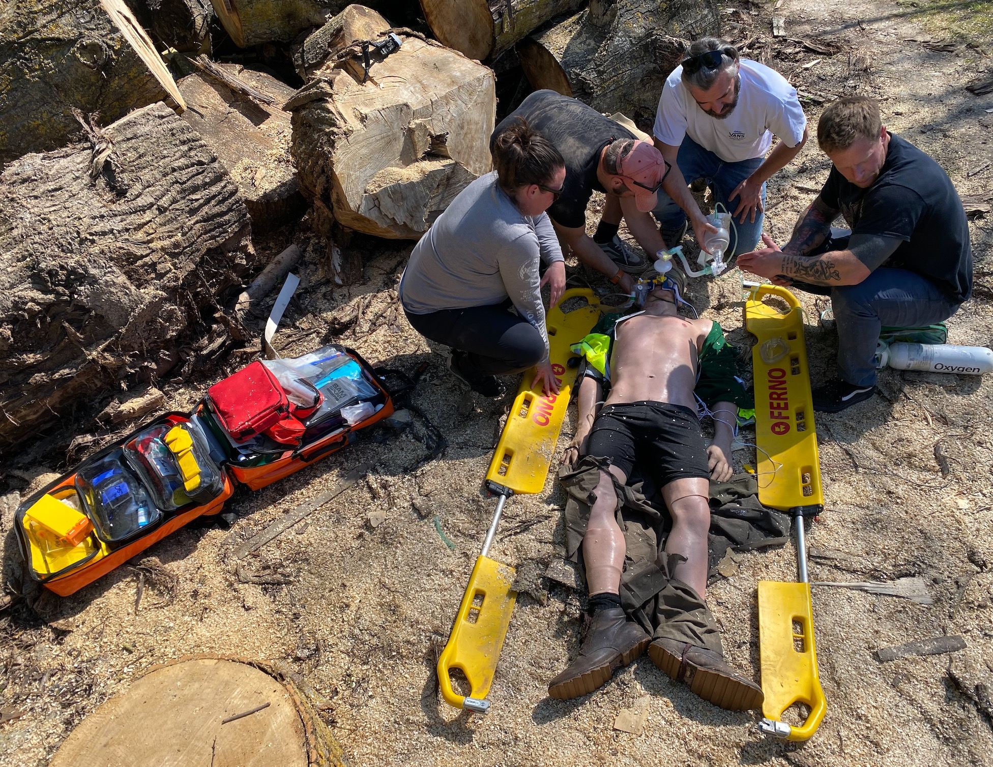 Advanced first response emergency care training